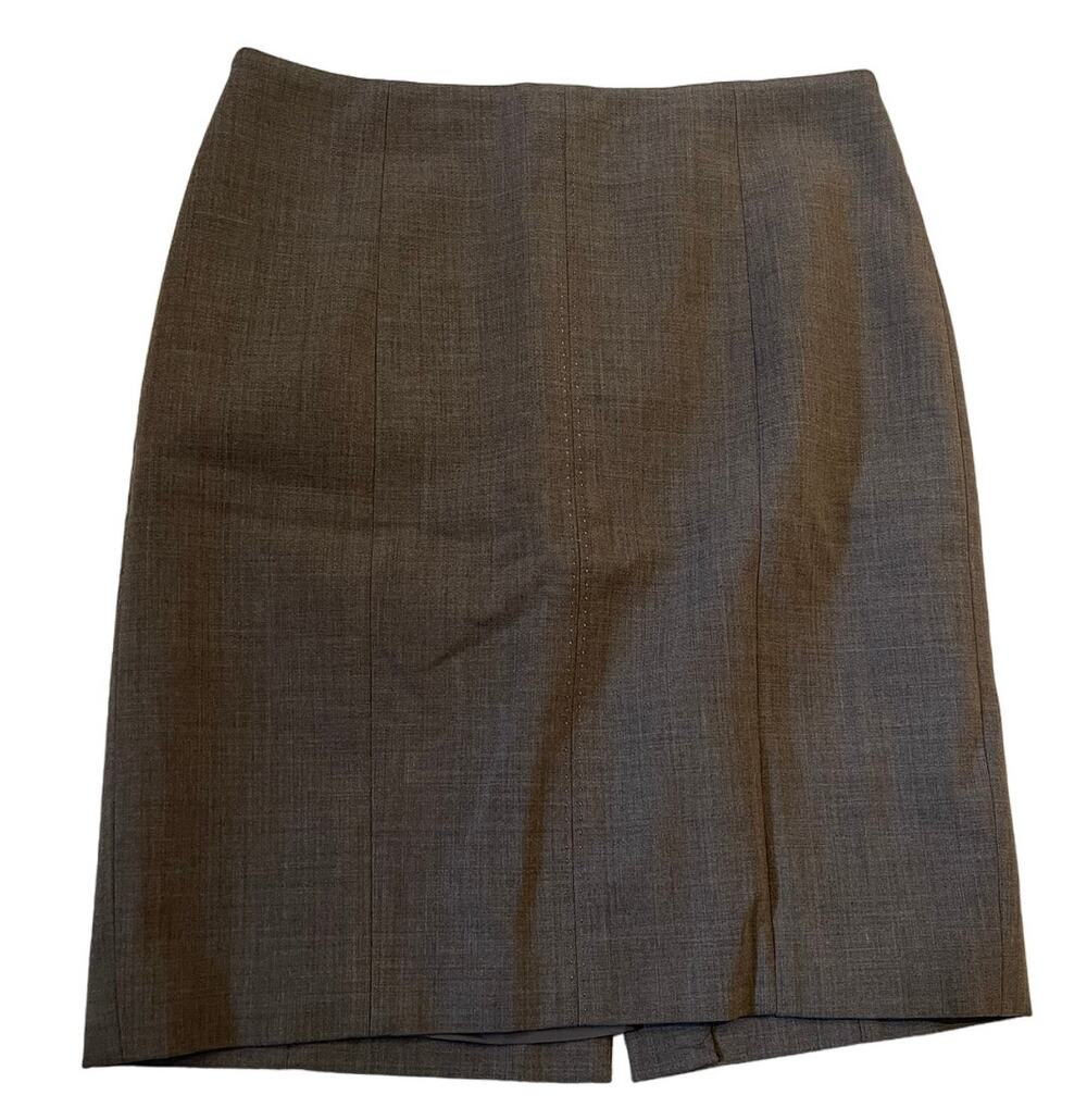 Ann Taylor - The Loft - Gray Petite Size 2 - Pencil Skirt